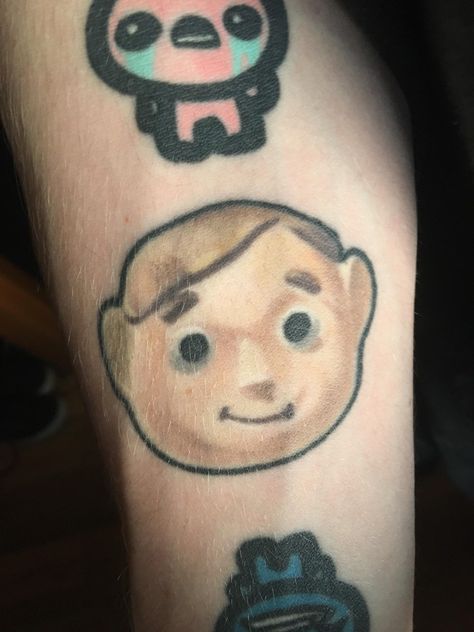 Moral Orel Tattoo, Googly Eye Tattoo, Morel Orel, Terrible Tattoos, Horrible Tattoos, Master Tattoo, Moral Orel, Wicked Tattoos, Funny Tattoos