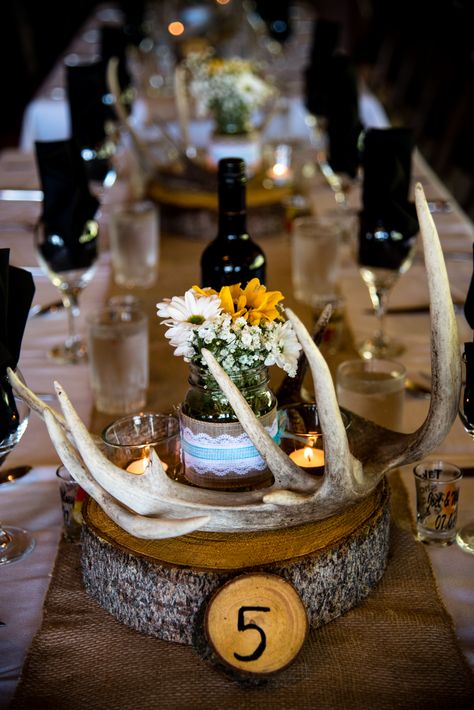 Hunting Centerpieces, Antler Wedding Decor, Deer Antler Wedding Band, Country Wedding Centerpieces, Deer Antler Wedding, Deer Antler Decor, Antler Wedding Band, Hunting Wedding, Deer Wedding