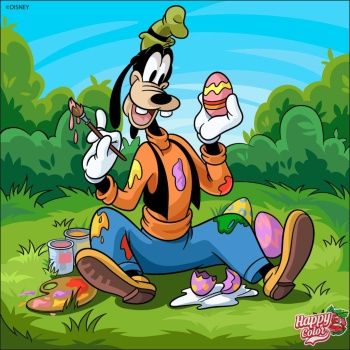 A 121 pieces jigsaw puzzle from Jigidi Disney Easter, Disney Cartoon Characters, Goofy Movie, Disney Images, Cartoon Tv Shows, Goofy Pictures, Disney Favorites, Painting Medium, Disney Coloring Pages