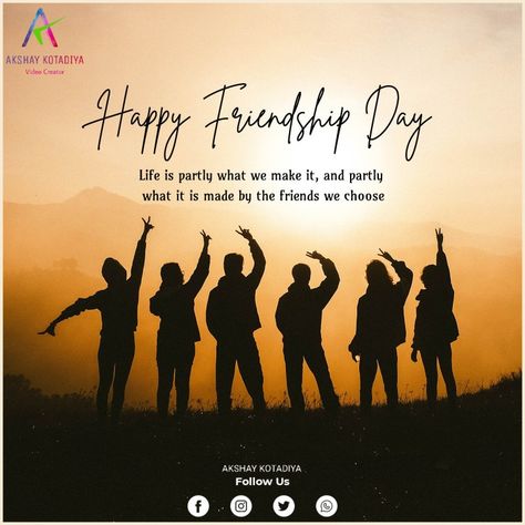 Happy Friendship day Friendship Day Poster, Happy Friendship, Happy Friendship Day, Friendship Day, The Creator, Songs, Movie Posters, Film Posters