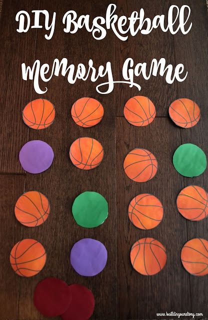 DIY Basketball Memory Game, DIY Basketball Memory Game, basketball memory game, basketball themed games, DIY memory game, free printable basketball memory game, #GameForBasketball #CollectiveBias , basketball, #ad Basketball Preschool Craft, Basketball Activities For Preschool, Basketball Fine Motor Activities, Basketball Activities For Kids, Basketball Crafts For Kids, Basketball Themed Activities, Basketball Crafts For Toddlers, Basketball Stem Activities, March Madness Crafts