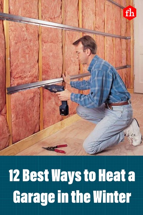 12 Best Ways to Heat a Garage in the Winter: https://trib.al/tjnDQVR Garage Cooling Ideas, Ductless Heating And Cooling, Best Space Heater, Garage Insulation, Portable Space Heater, Winter Tips, Heated Garage, Life Hackers, Winter Projects