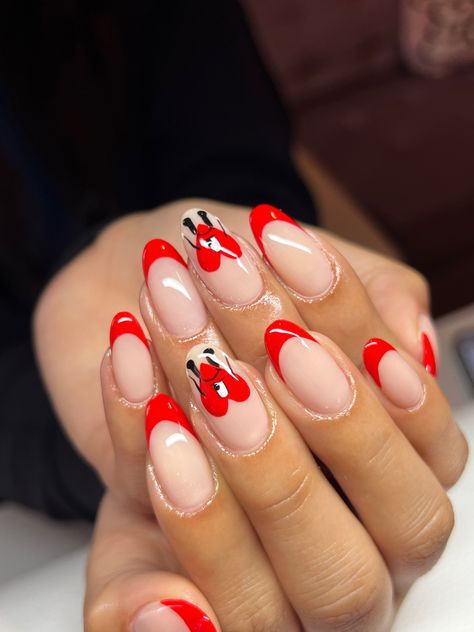 Bad Bunny Nail Ideas, Ideas Para Uñas Cortas, Bad Bunny Nails, Living Room With High Ceilings, Room With High Ceilings, Concert Nails, Mickey Nails, Hard Gel Nails, Bunny Nails