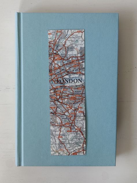 Map Bookmark, How To Make Bookmarks, Vintage Maps, Vintage Map, Map