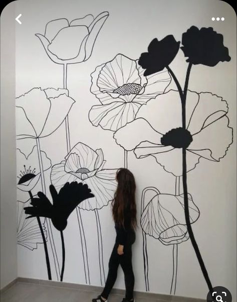 Wall Murals Diy, Creative Wall Painting, Garden Mural, Boho Painting, Wall Painting Decor, Wall Murals Painted, Wall Paint Designs, Mural Wall Art, Mural Painting