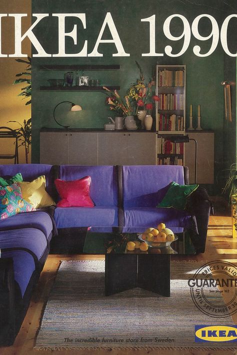 Every single Ikea catalogue cover from the 90s – Vogue Australia 90s Furniture, 90s Interior Design, 90s Room, 90s Interior, 90s Home Decor, 90s Home, 80s Interior, Ikea Catalog, Ikea Design