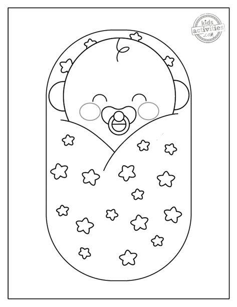 Baby Shower Kids Activities, Baby Shower Coloring Pages, Baby Shower For A Girl, Baby Shower Cake Ideas, Baby Coloring Pages, Shark Coloring Pages, Free Activities For Kids, Newborn Baby Tips, Baby Printables