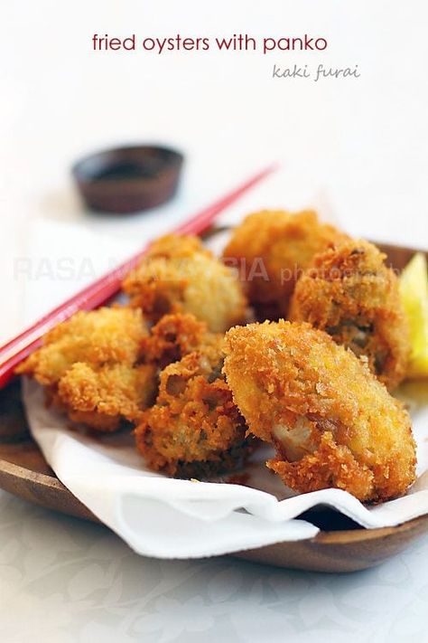 King Oyster Mushroom Recipe, Oyster Mushroom Recipe, Chinese Fish, Baked Chicken Nuggets, Oyster Recipes, Rasa Malaysia, Fried Oysters, Shellfish Recipes, Eating Light