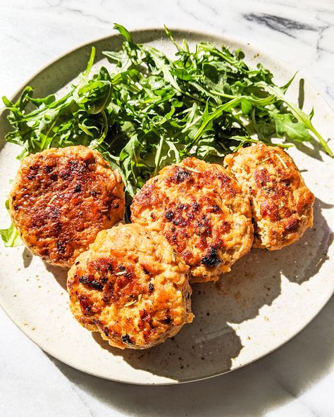 Sweet Potato Turkey Patties (AIP & Top 8 Free) | The Open Cookbook Aip Ground Turkey Recipes Autoimmune Paleo, Sweet Potato Turkey Burger, Aip Phase 1 Recipes, Aip Turkey Recipes, Low Fodmap Sweet Potato Recipes, Aip Sweet Potato Recipes, Aip Sausage, Aip Diet Recipes, Gerd Recipes