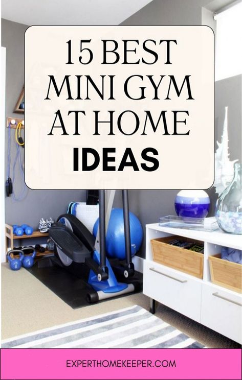 Transform any space into your personal fitness sanctuary with these 15 Best Mini Gym At Home Ideas! From compact equipment to creative setups, discover how to maximize your workouts in the comfort of your own home. Get inspired and start sculpting your dream fitness haven today! 💪🏋️‍♂️ #HomeGym #FitnessInspiration #WorkoutMotivation #Spaces #Creating #DecorInspiration #Your #Workout #HomeDecorating #HouseGoals #DecorTips #Gym #Own #Compact #Home #HomeIdeas #Mini #for #Ideas Diy Workout Shed Home Gyms, Gym At Home Ideas, Workout Corner, Mini Gym At Home, Mini Gym At Home Ideas, Home Gym On A Budget, Mini Home Gym, Dream Fitness, Small Home Gym Ideas