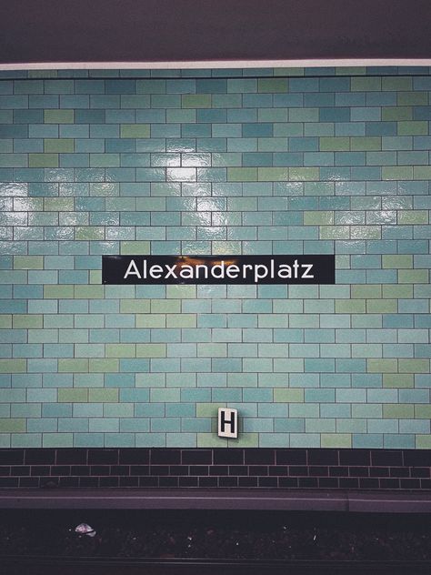 An underground station in Berlin #alexanderplatz Alexander Platz Berlin, Berlin Underground, Underground Station, Berlin Station, U Bahn, Light Box, Favorite Color, Berlin, Alexander