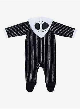 Jack Skellington Baby Costume, Baby Jack Skellington, Nightmare Before Christmas Clothing, Nightmare Before Christmas Baby, Christmas Baby Clothes, Gothic Baby, The Nightmare Before Christmas Jack, Lunch Items, Goth Baby