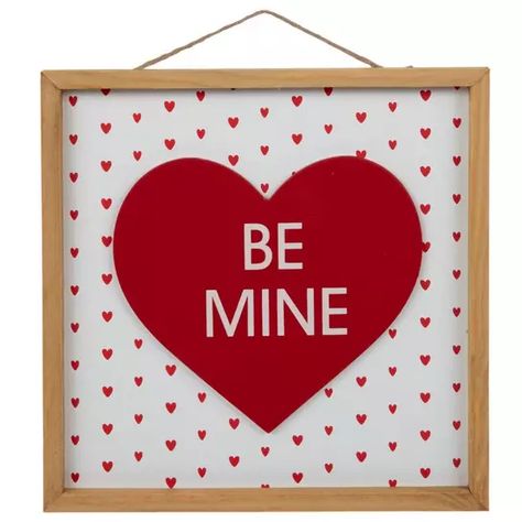 Be Mine Heart Wood Wall Decor | Hobby Lobby | 205990973 Valentine Chalkboard Art, Valentine Signs, Heart Pattern Background, Office Decor Work, Valentine Wall Art, Scrabble Art, Wall Decor Hobby Lobby, Valentines Inspiration, Patterned Background