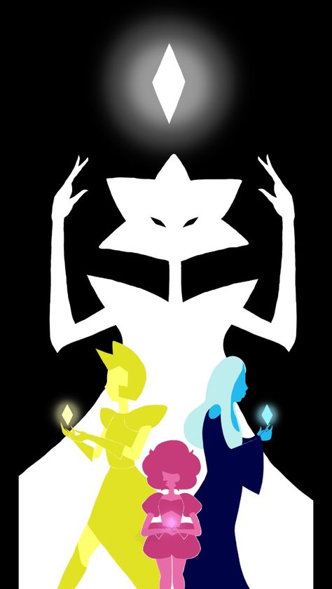 The Diamonds Steven Universe Wallpaper, The Diamonds Steven Universe Art, Steven Universe Gemstones, Diamond Authority Steven Universe, Blue Diamond Steven Universe Wallpaper, Steven Universe Painting, White Diamond Wallpaper, The Diamonds Steven Universe, Steven Universe The Diamonds