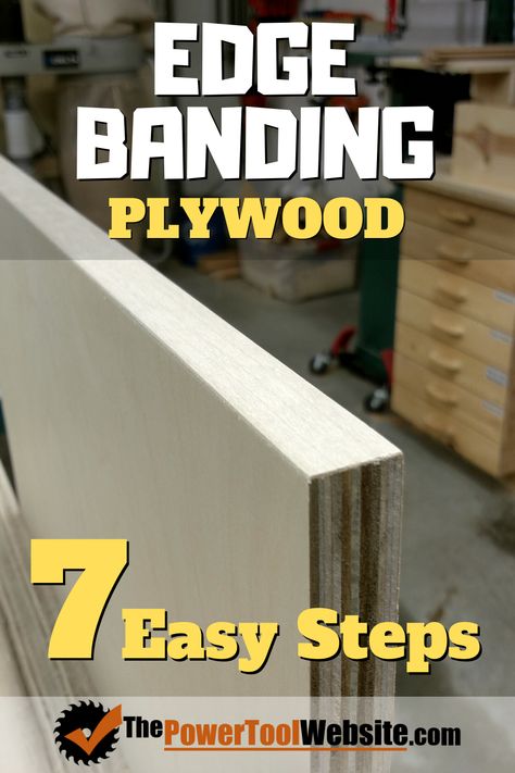 Edge Banding Your Plywood Projects In 7 Easy Steps Fine Woodworking Project, Pocket Hole Joinery, Plywood Projects, Wood Projects Plans, Book Cases, Simple Woodworking Plans, Unique Woodworking, Edge Banding, Woodworking Joinery