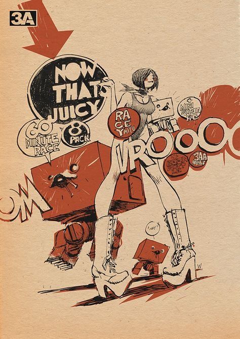 Why They Work: Ashley Wood – Sessions College Ashley Wood Art, Isobelle Pascha, Minimal Character, Ashley Wood, Graffiti Illustration, Wood Artwork, 캐릭터 드로잉, Illustration Sketches, Comic Illustration