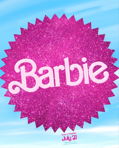 Barbie Poster Template, Barbie Movie Logo, Barbie Template, Frozen Birthday Party Food, Art Thumbnails, Barbie Oppenheimer, Barbie Poster, Ideas For Boutique, Logo Design Unique