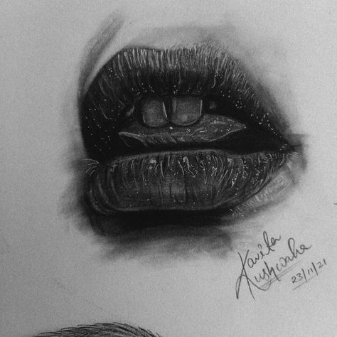 Charcoal study . . . . . #hyperrealistic #lips #charcoal #hyperrealism #realistic #realisticdrawing #lipsdrawing #fyp#fypage #photooftheday #realism #realismdrawing #graphite #graphitesketch #artoftheday #art #artist #artistoninstagram Realistic Lips Drawing, Realistic Lips, Charcoal Study, Hyperrealistic Drawing, Lips Sketch, Lips Art, Lip Drawing, Art Drawing Sketch, Lips Drawing