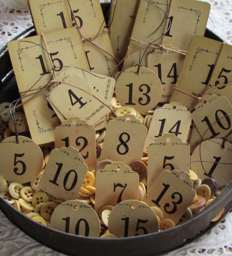 bea old letters &numbers What's Your Number, Vintage Numbers, Number Tags, Astuces Diy, Abc 123, Alphabet And Numbers, Gifts For Everyone, Letters And Numbers, Tag Art