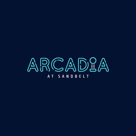 Arcade Logo Design, Arcade Branding, Modern Retro Logo, Neon Logo Design, Arcade Logo, Arcade Graphics, Logo Class, Arcade Retro, Arcade Bar