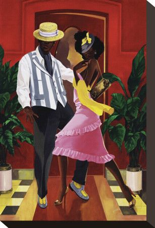 African American Culture, Lithographs and Prints at Art.com Art Black Love, African American Couples, African American Artwork, Art Noir, Jazz Art, African American Culture, African Art Paintings, Afrocentric Art, Black Art Painting