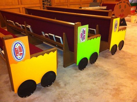 Food Truck Party, Vacation Bible School Craft, Vacation Bible School Themes, Summer Camp Themes, Truck Crafts, Wild West Theme, Train Decor, Truck Theme, Vbs Themes