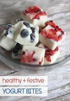 Healthy Snack Recipe, Yogurt Bites, Healthy Snacks Easy, Healthy Snacks For Kids, Healthy Sweets, Keto Snacks, Healthy Snacks Recipes, Easy Snacks, Blueberries