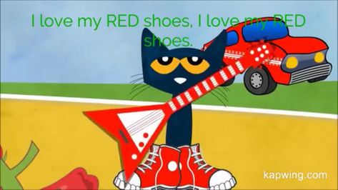 Pete The Cat And His White Shoes, Pete The Cat I Love My White Shoes, Pete The Cat White Shoes, Pete The Cat Shoes, Cat Crafts Preschool, Peter Cat, I Love My White Shoes, Movement Preschool, School Movies