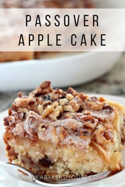 Passover Recipes Dessert, Passover Dinner, Jewish Holiday Recipes, Passover Desserts, Easy Apple Cake, Jewish Cuisine, Cake Video, Passover Recipes, Apple Cake Recipes