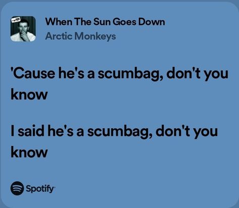 When The Sun Goes Down Arctic Monkeys, Arctic Monkeys Lyrics, Arctic Monkey, Amazing Music, Artic Monkeys, Dont You Know, Music Taste, Sun Goes Down, Alex Turner