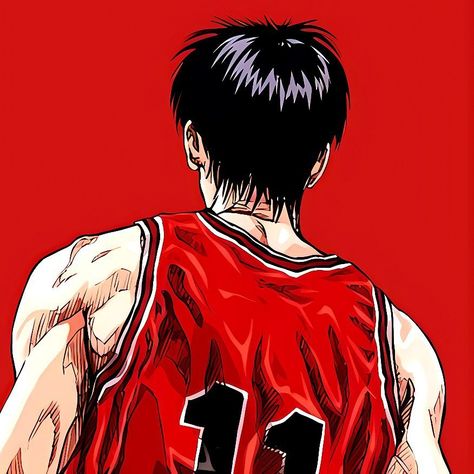 Red Profile Pic, Red Profile Picture, Profile Picture Facebook, Profile Pics Aesthetic, Red Profile, Slam Dunk, Profile Picture, Basketball, Red