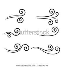 Leaves Blowing In The Wind Drawing, Wind Drawing Simple, Wind Illustration Blowing, Wind Blowing Drawing, Wind Clipart, Wind Drawing, Snow Miser, Wood Burn Designs, Wind Blowing