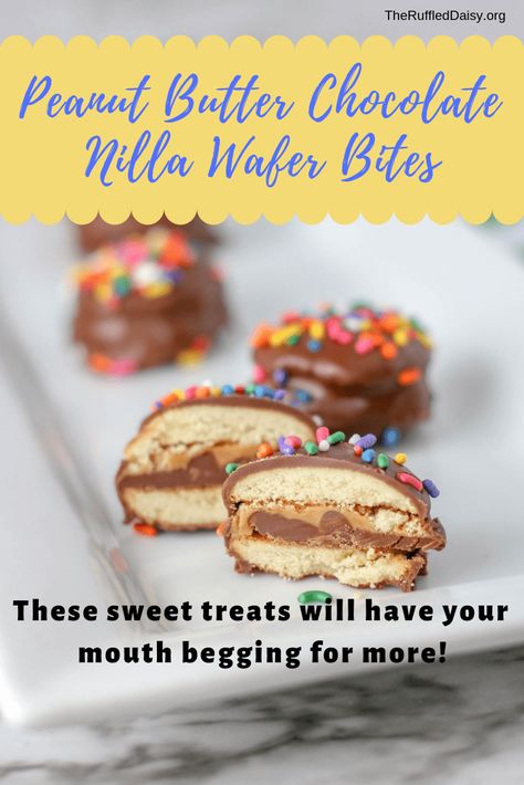 Nilla Wafer Cookies, Holiday Peanut Butter Chocolate Meltaways, Nilla Holiday Cake Bites, Mini Nilla Wafer Recipes, Vanilla Wafer Recipe Desserts, Nilla Wafer Recipes, Vanilla Wafer Recipe, Carrot Desserts, College Food