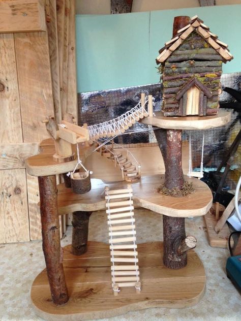 Treehouse Diy, Fairy Treehouse, Fairy Tree Houses, Toy Trees, Tree House Diy, Fairy House Diy, Fairy Garden Crafts, Fairy Garden Designs, Fairy Tree