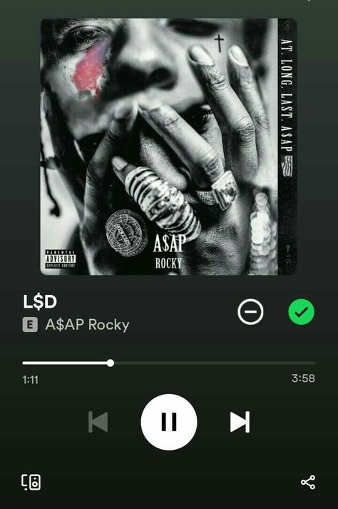 LSD Asap Rocky Spotify Song Cover Pretty Flacko, Song Cover, Asap Rocky, Parental Advisory Explicit Content, Spotify Song, Rocky, Songs, A$ap Rocky