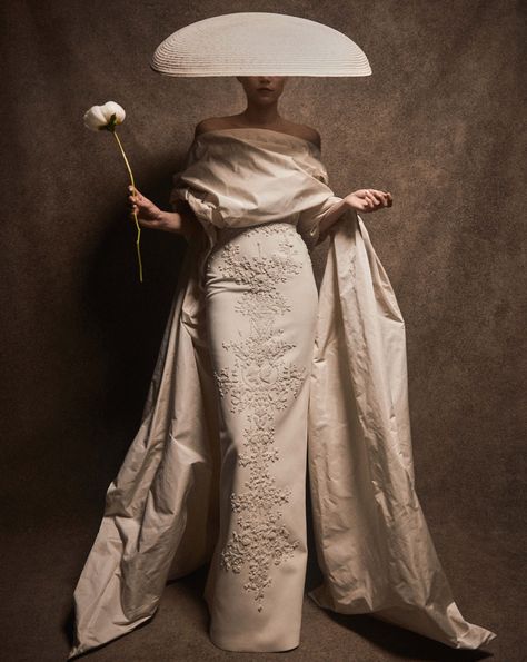 Krikor Jabotian, Ruffled Gown, Dress Train, Ruffle Wedding Dress, The Lane, Wedding Dress Train, Traditional Wedding Dresses, Modern Bridal, Couture Runway