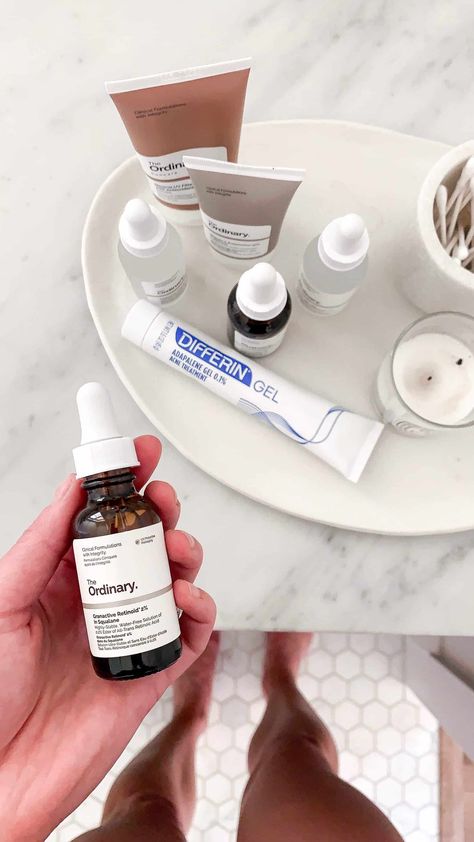 The Ordinary Anti Aging, Differin Gel, Anti Aging Skincare Routine, Anti Aging Secrets, Favorite Skincare Products, Anti Aging Beauty, Best Skincare Products, Best Anti Aging, Beauty Favorites