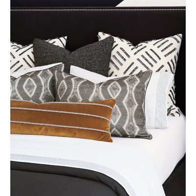 Eastern Accents This duvet cover is cosmopolitan, trend-driven, and universal. With monochrome bedding at its core, this handsome collection catches the eye with its multi-textural geometric pattern of the euro shams, ogee chenille, and of course, its oversized mustard-colored decorative pillow. Add modern-day cool and elevate any space with this sleek mashup collection. Size: Daybed Duvet + 2 Shams | Eastern Accents Nolan Reversible Duvet Cover Set, 100% Cotton in Ivory/Cream/White, Size Daybed Monochrome Bedding, White Daybed, Eastern Accents, Ruffle Bedding, Reversible Duvet Covers, Euro Pillow, Euro Shams, Duvet Bedding, Twin Duvet