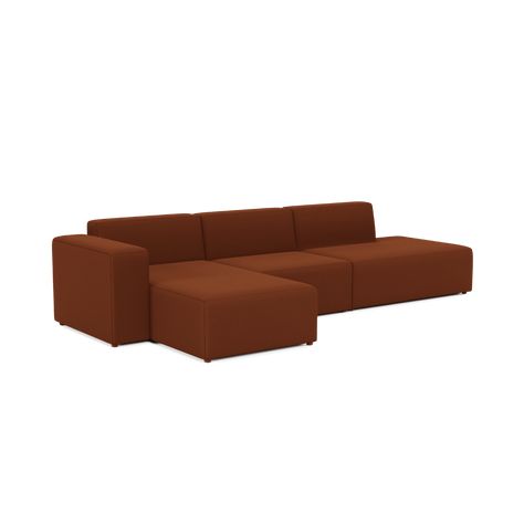 Floyd Sectional, Spring Design, Stain Resistant Fabric, Foam Cushions, Three Piece, L Shape, Design Process, Furniture Making, Cleaning Clothes