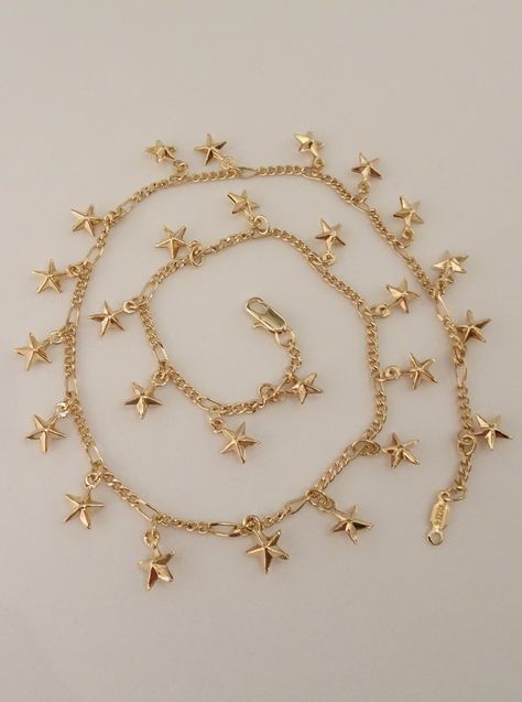 The Star Necklace | SPARROW Gold Star Necklace, Star Choker, Star Necklace Gold, Necklace Star, Star Charm Necklace, Choker Gold, Gold Necklace Simple, Fairy Necklace, Neck Jewellery