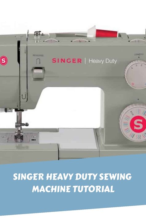 SINGER HEAVY DUTY SEWING MACHINE TUTORIAL https://teachyoutosew.com/singer-heavy-duty-sewing-machine-tutorial/ Singer Heavy Duty Sewing Machine 4452, Singer 4423 Heavy Duty, Singer Heavy Duty 4423 Sewing, Singer Heavy Duty Sewing Machine, Sewing Machine Tutorial, Heavy Duty Sewing Machine, Singer Talent, Kids Sewing Machine, How To Thread