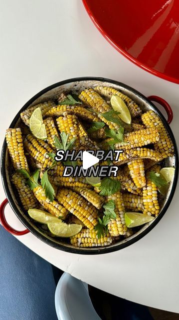 Arielle Nir Mamiye on Instagram: "What I cooked for Shabbat dinner —  menu includes an herbed cottage pie, sumac-lime corn ribs, and green beans with pesto!  Check out the recipes on my Substack (link in bio) 💌  #cooking #shabbatdinner #recipes #dinnerparty" Jewish Meals, Shabbat Dinner Recipes, Lime Corn, Corn Ribs, Shabbat Dinner, Cottage Pie, Chinese Recipes, Jewish Recipes, Middle Eastern Recipes