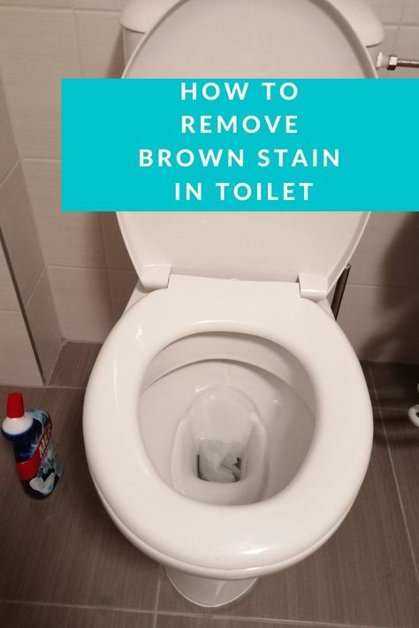 How To Clean Brown Stains In Toilet, Toilet Cleaner Stains, Diy Foaming Toilet Bowl Cleaner, Hinch Cleaning, Clean Toilet Bowl Stains, Cleaning Hacks Bedroom, Toilet Bowl Stains, Toilet Stains, Remove Rust Stains