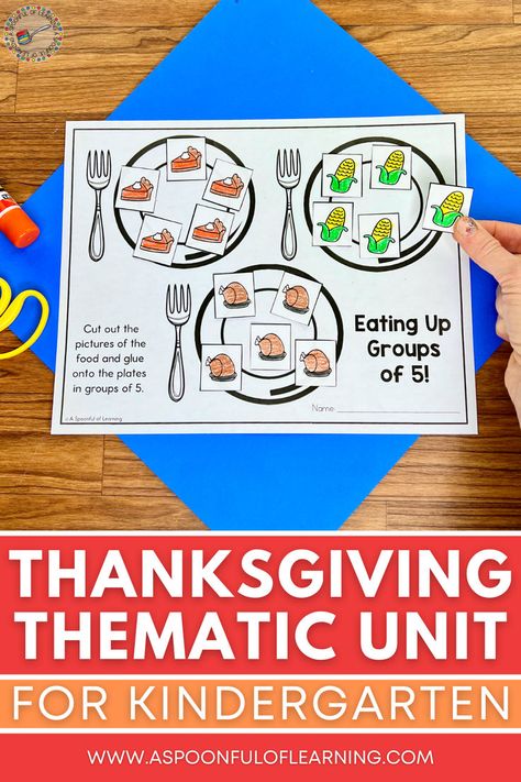 Are you looking for engaging Thanksgiving activities for your kindergarten classroom? Check out this post! This Thanksgiving thematic unit is full of themed literacy and math practice for November. Click here to take a closer at this Thanksgiving unit for kindergarten. Kindergarten Units, Math Practice, Thematic Units, Thanksgiving Fun, Thanksgiving Activities, Math Practices, Interactive Activities, Kindergarten Classroom, Literacy Activities