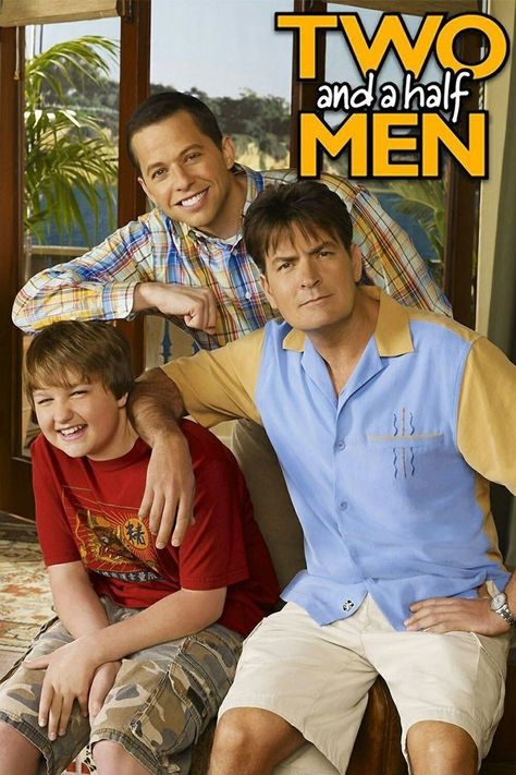 Two Half Men, Angus T Jones, Two And Half Men, Jon Cryer, Charlie Harper, Two And A Half Men, 90s Teen, Series Poster, Charlie Sheen