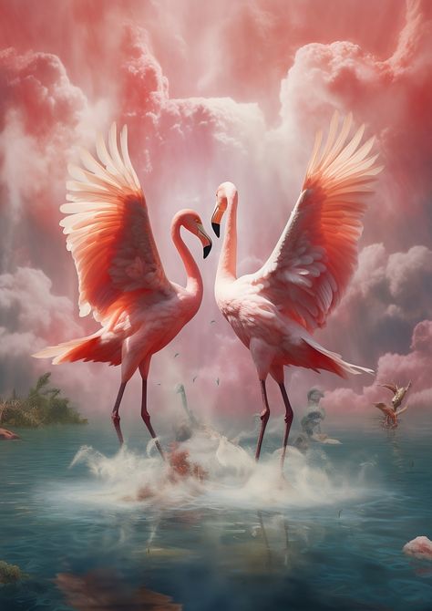 Flamingo Wings, Flamingo Aesthetic, Lion With Wings, Painting Flamingo, 2024 Graduate, Flamingo Pictures, Flamingo Tattoo, Beautiful Flamingo, Flamingo Art Print