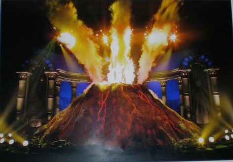 Volcano Set Design, Lion King Jr, Snow Machine, Water Cannon, Snow Effect, Camera Effects, Fake Snow, Bubble Machine, Walk On Water