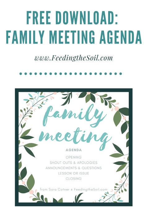 Weekly Family Meeting Agenda, Connection Relationships, Family Meetings, Agenda Printable, Family Meeting, Meeting Agenda, The Soil, Shout Out, Free Printables