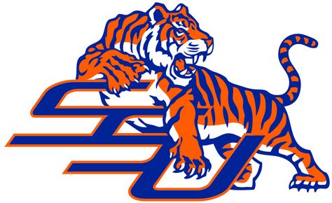 The Savannah State Tigers and Lady Tigers colors are blue and orange. The Savannah State Tigers and Lady Tigers team colors in Hex, RGB, and CMYK can be found below. The Savannah State Tigers and Lady Tigers are a team from Savannah, Georgia. The biggest rivals of the Savannah State Tigers and Lady Tigers are […] The post Savannah State Tigers and Lady Tigers Color Codes appeared first on Team Color Codes. Blue Cmyk, Orange Color Code, Savannah State University, Paint Color Codes, Custom Denim Jacket, Sports Logo Design, Tiger Logo, Paint Matching, University Logo