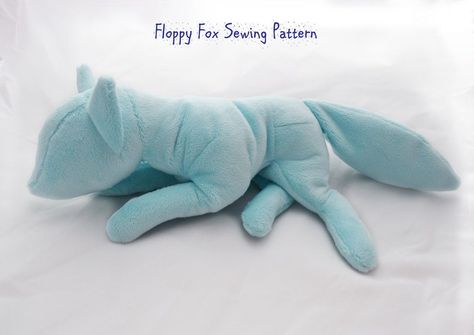 Floppy Fox Sewing Pattern by PlanetPlush Fox Sewing, Fox Sewing Pattern, Diy Bebe, Sewing Stuffed Animals, Plushie Patterns, Plush Pattern, Sewing Toys, Sewing Projects For Beginners, Sewing Skills